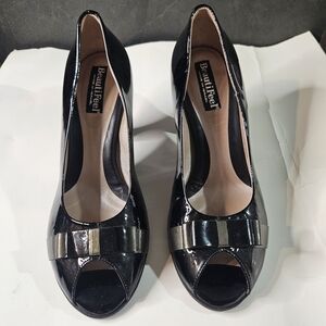 Beautifeel Black Peep Toe Women's Shoes